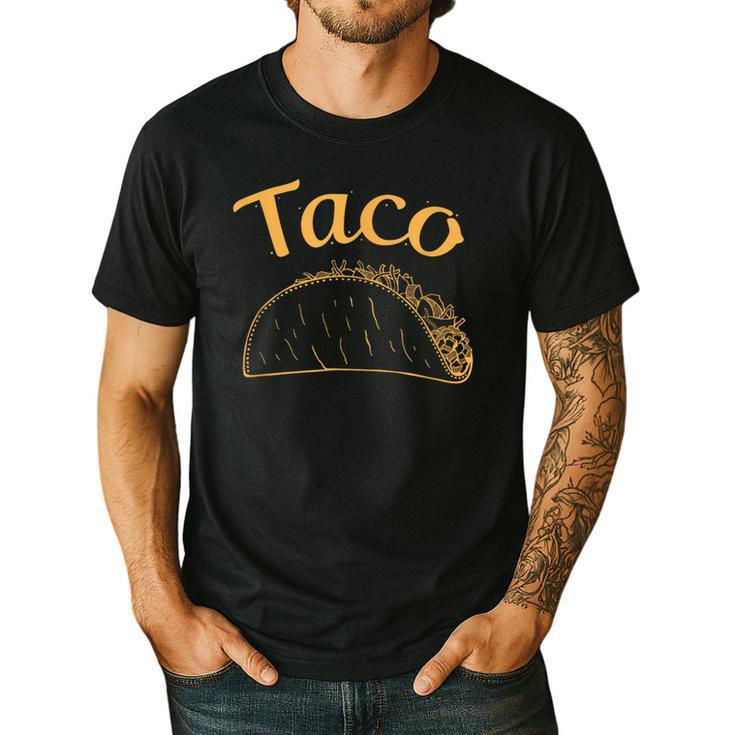 Burrito Taco Taquito Dad Mom Child Baby Matching Family Men's Casual T-Shirt