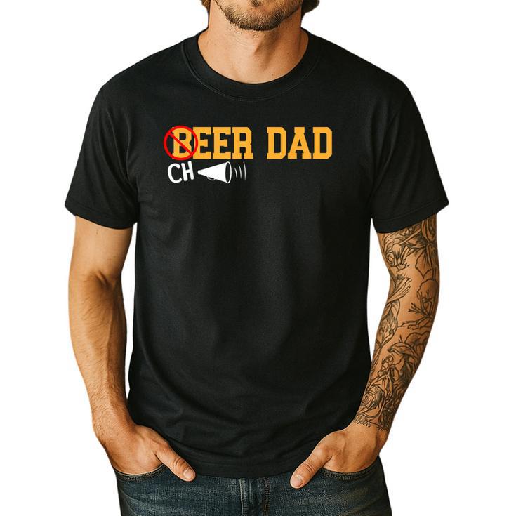 Cheerleader Dad Beer Cheerleading Cheer Dad Men's Casual T-Shirt