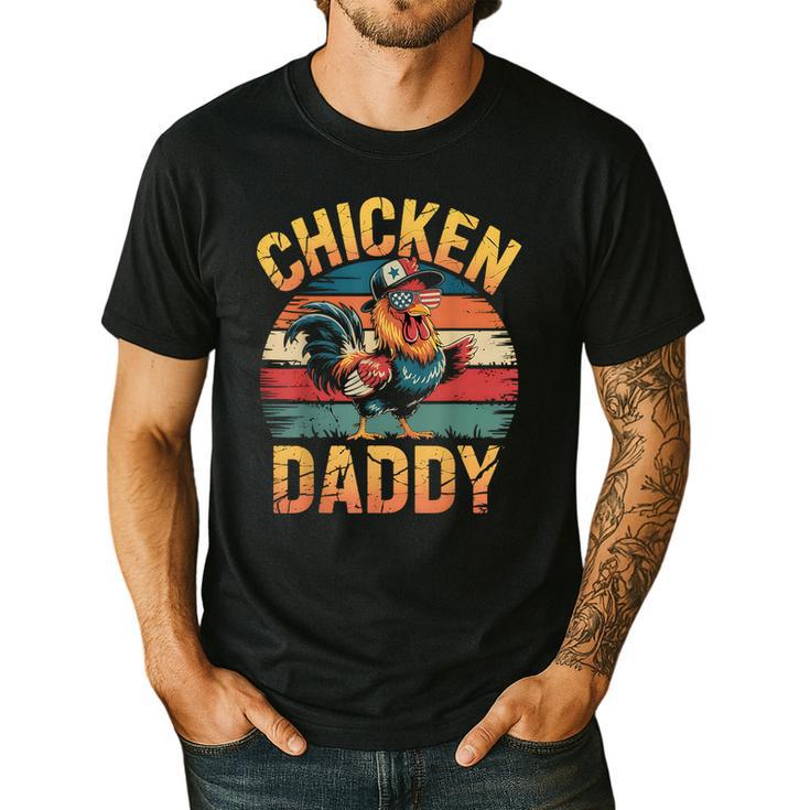 Chicken Daddy Farmer For Men Men's Casual T-Shirt