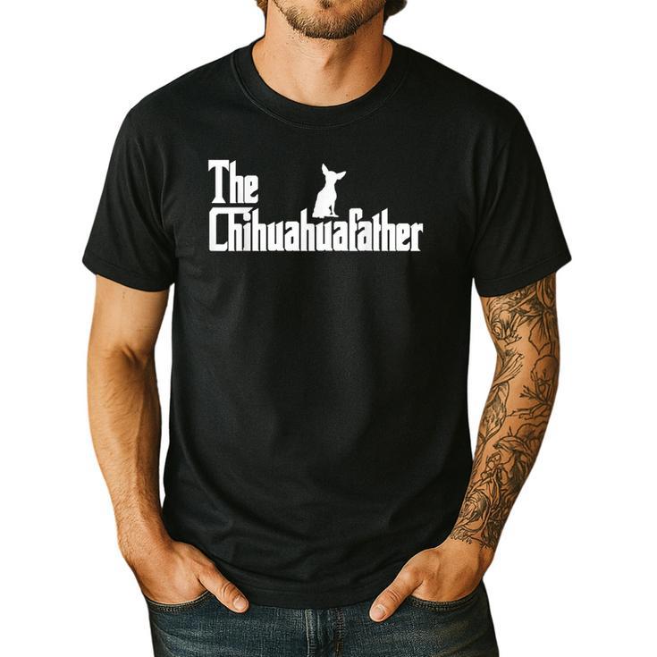 The Chihuahua Dad For Chihuahua Dad Men Dog Lovers Men's Casual T-Shirt