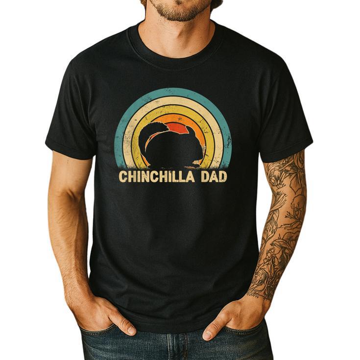 Chinchilla Dad Father's Day Chinchilla Lover Dad Daddy Men's Casual T-Shirt