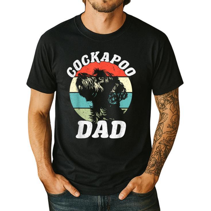 Cockapoo Dad Dog Father's Day Vintage Pet Men Women Kids Men's Casual T-Shirt
