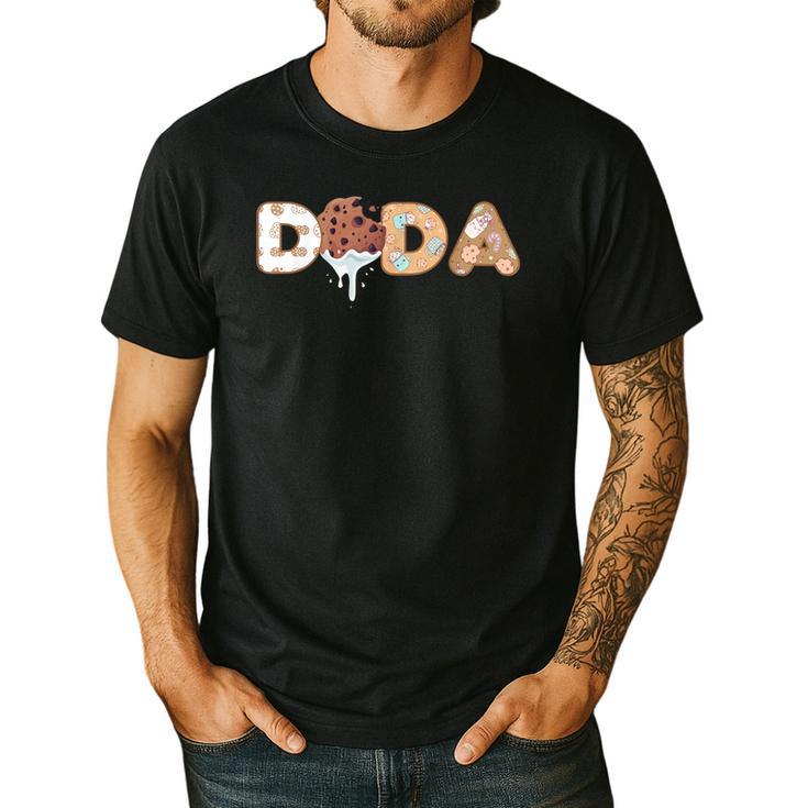 Cookies Dada 1st Birthday Milk Party Family Matching Men's Casual T-Shirt