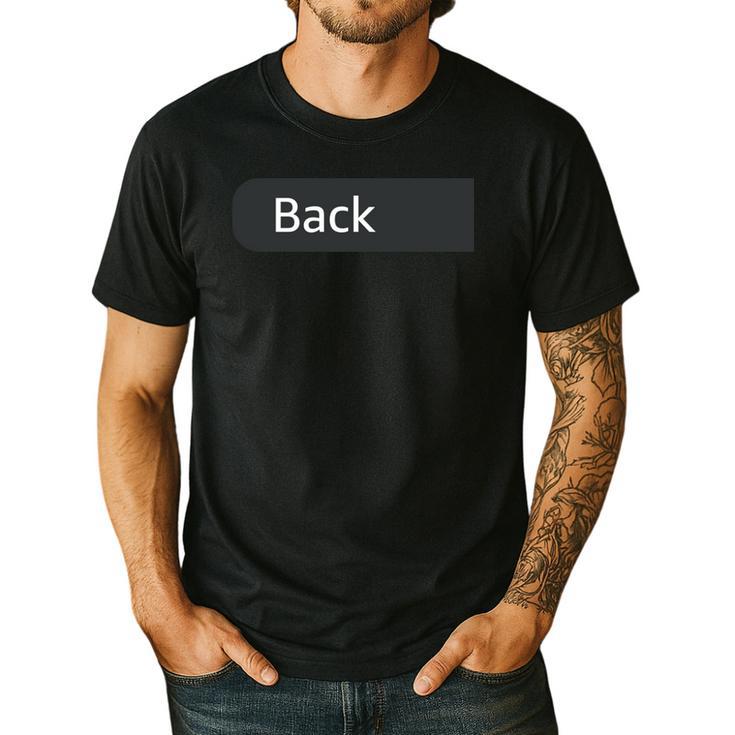 Cool Playmat Race Car Track On Back Dad Race Car Mat Men's Casual T-Shirt