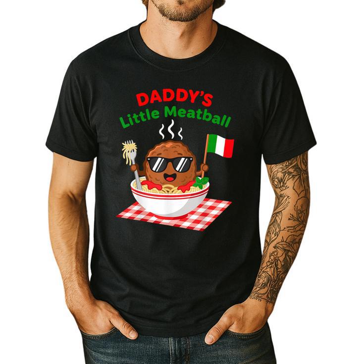 Couple Daddy's Little Meatball Italian Men Men's Casual T-Shirt