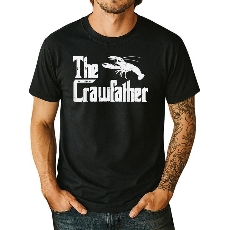 Crawfish The Crawfather Crayfish Parody Dad Papa Men Men's Casual T-Shirt