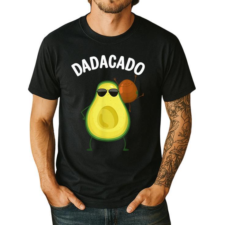 Cute Avocado For Dad Men Fruit Avocado Pear Lovers Men's Casual T-Shirt