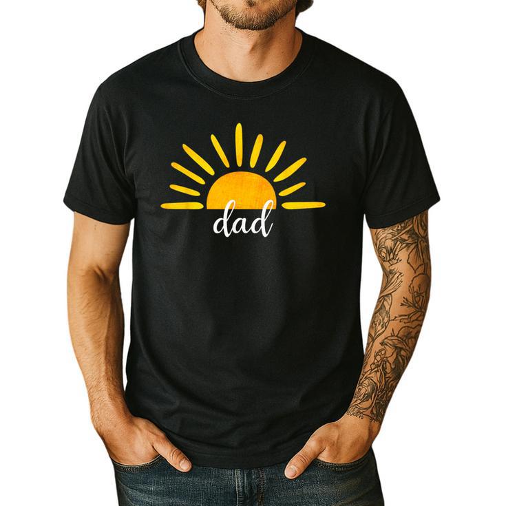 Dad Of The Birthday First Trip Around The Sun Birthday Men's Casual T-Shirt