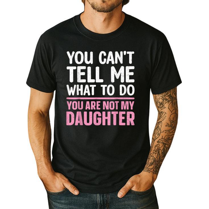 Dad For Father Daddy Papa Men From Daughter Dad Men's Casual T-Shirt