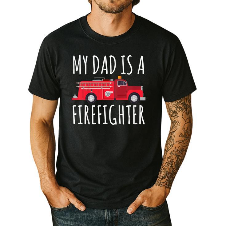 My Dad Is A Firefighter Men's Casual T-Shirt