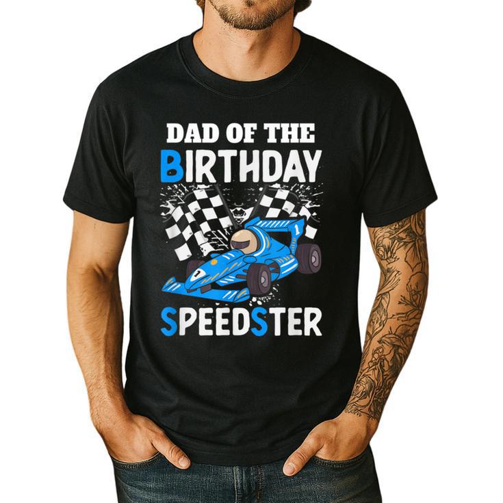 Dad Shirt Two Fast Two Curious Racing Cars Birthday Men's Casual T-Shirt