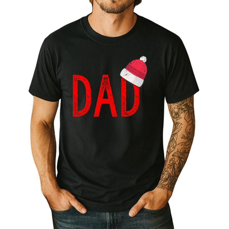 Dad Xmas PJs Christmas Pajamas And Xmas PJ Family Shirt Men's Casual T-Shirt