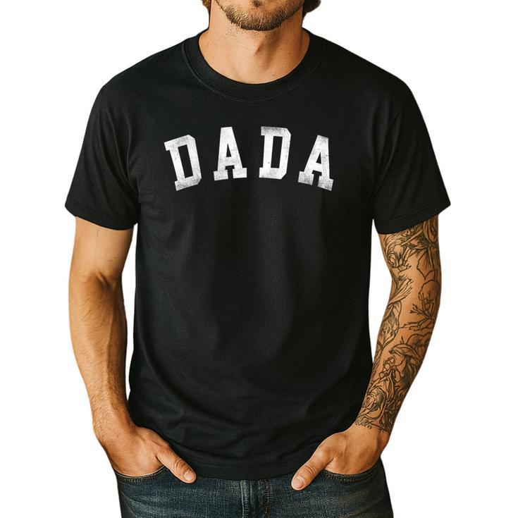 Dada Classic Bold Font Father's Day Dada Men's Casual T-Shirt
