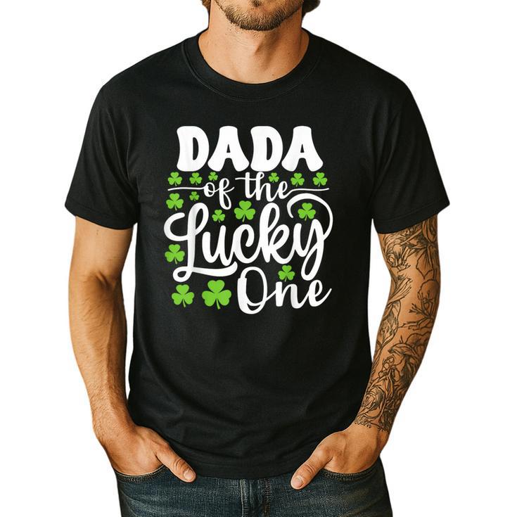 Dada Of The Lucky One First Birthday St Patrick's Day Men's Casual T-Shirt