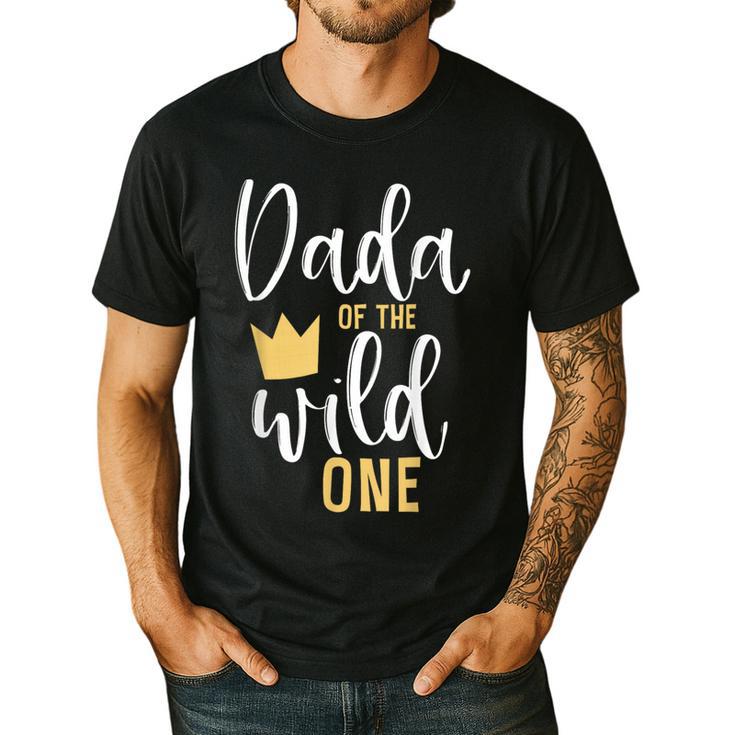 Dada Of The Wild One Shirt 1st Birthday First Thing Dad Tee Men's Casual T-Shirt