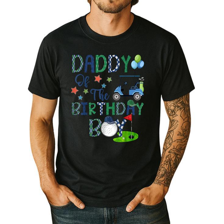 Daddy Of The Birthday Boy Hole In One Golf Lover Men's Casual T-Shirt