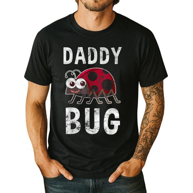 Daddy Bug Ladybug Lover Cute Dad Small Men's Casual T-Shirt