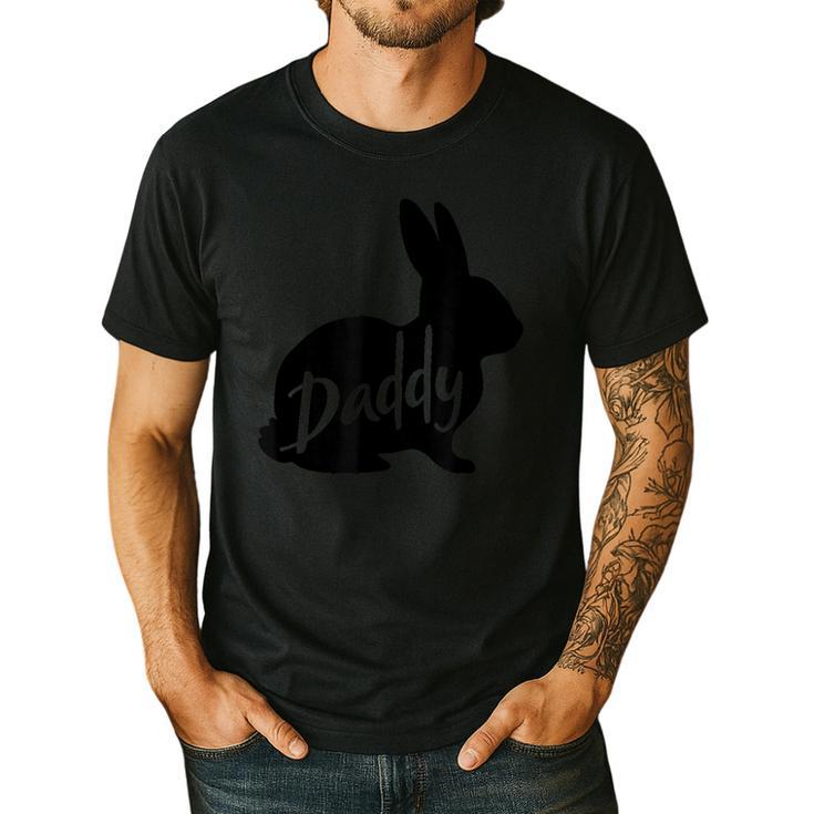 Daddy Bunny Rabbit Father Dad Easter Men's Casual T-Shirt