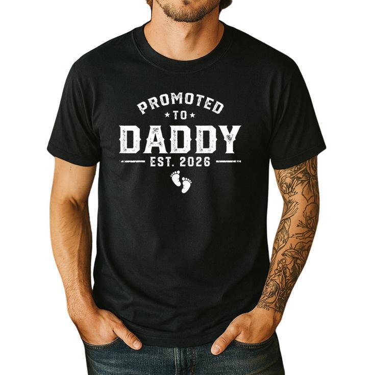 Daddy Est 2026 Daddy To Be New Dad 2026 Men's Casual T-Shirt