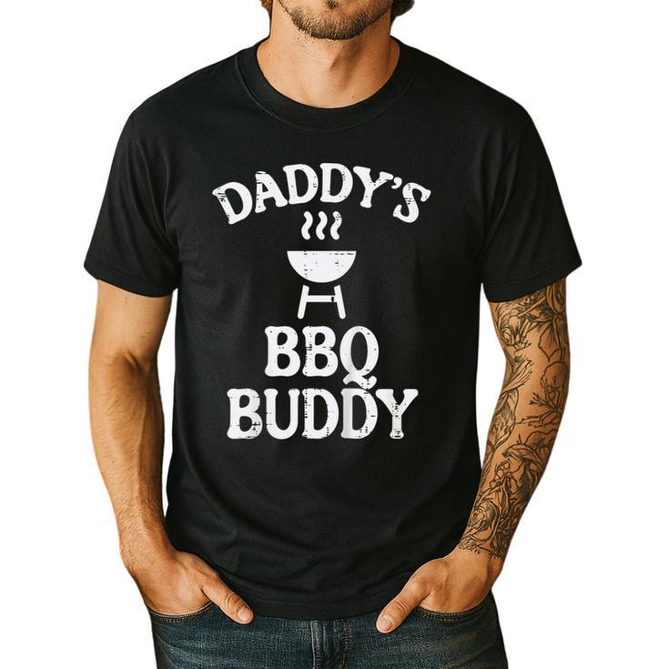 Daddys BBQ Buddy Cute Barbecue Family Match Boys Girls Kids Men's Casual T-Shirt