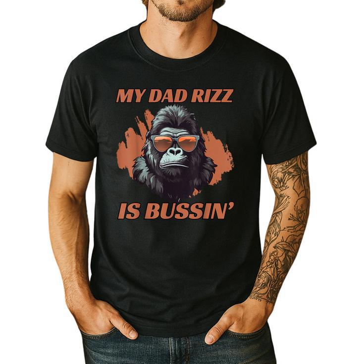 Dad's Birthday Father's Day Dad RIzz Is Bussin' Men's Casual T-Shirt