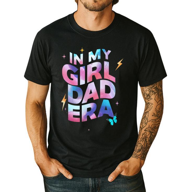 In My Daughter Era Dad Life Soft Pastel Pride Theme Men's Casual T-Shirt