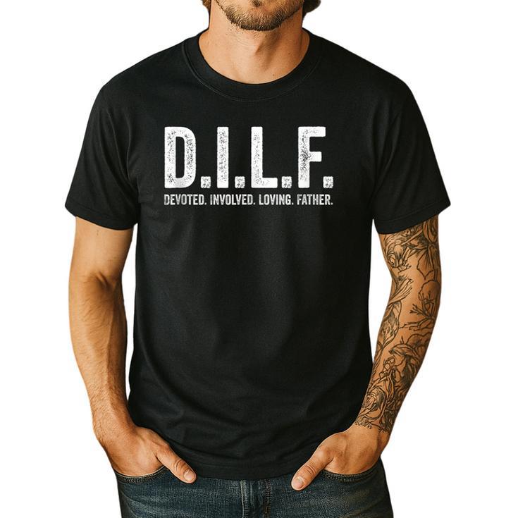 DILF Apparel Men For Dad Men's Casual T-Shirt