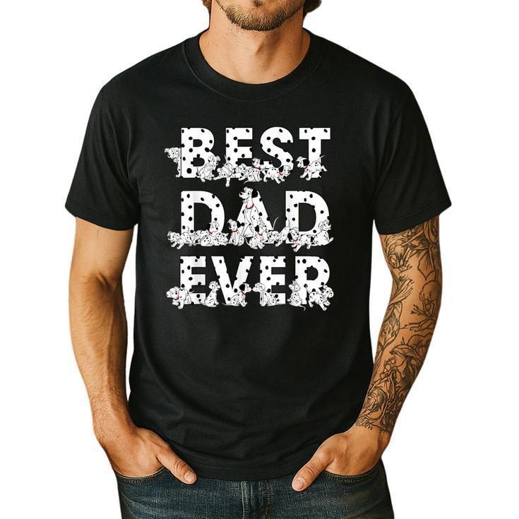 Disney 101 Dalmatians Best Dad Ever Father's Day Men's Casual T-Shirt