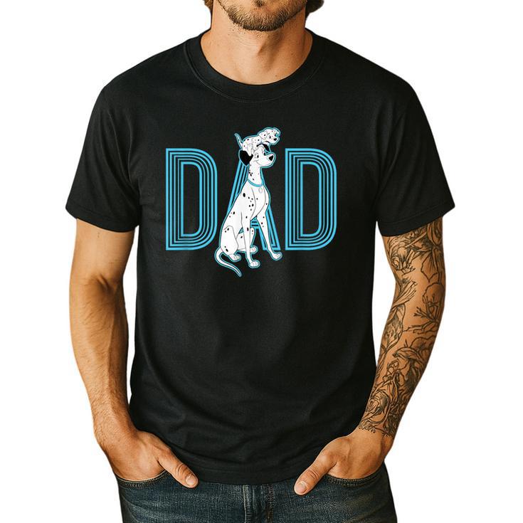 Disney 101 Dalmatians Pongo And Penny Dad Men's Casual T-Shirt