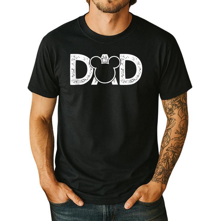 Disney Mickey Mouse Dad Small Men's Casual T-Shirt