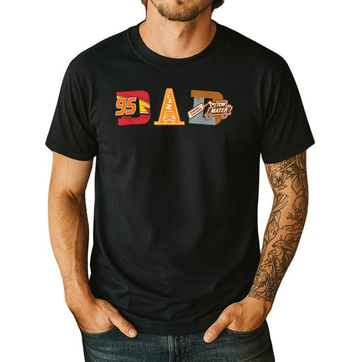Disney And Pixar’s Cars Cozy Cone Dad Father’s Day Birthday Men's Casual T-Shirt