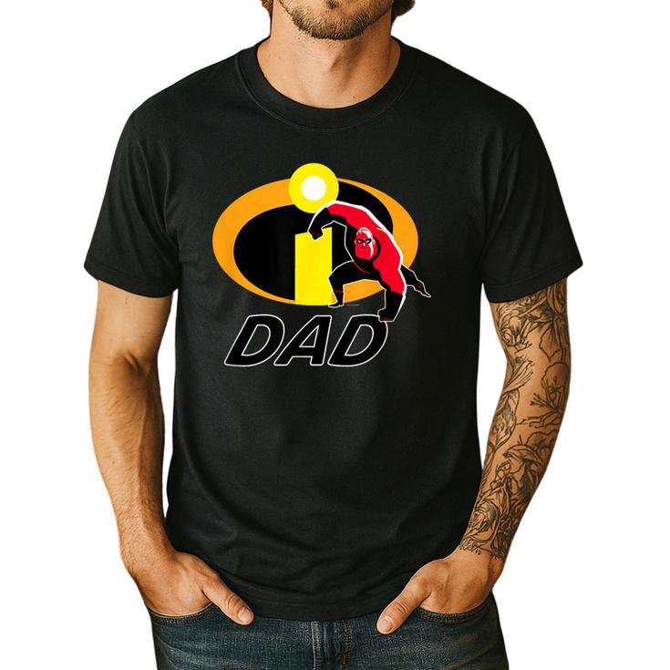 Disney And Pixar's The Incredibles Mr Incredible Dad Family Men's Casual T-Shirt