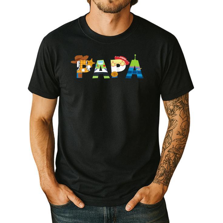 Disney And Pixar’s Toy Story Papa Father’s Day Dad Birthday Men's Casual T-Shirt
