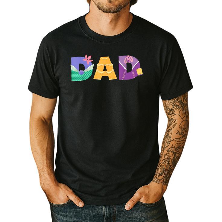Disney Princess Dad Father’s Day Birthday Men's Casual T-Shirt