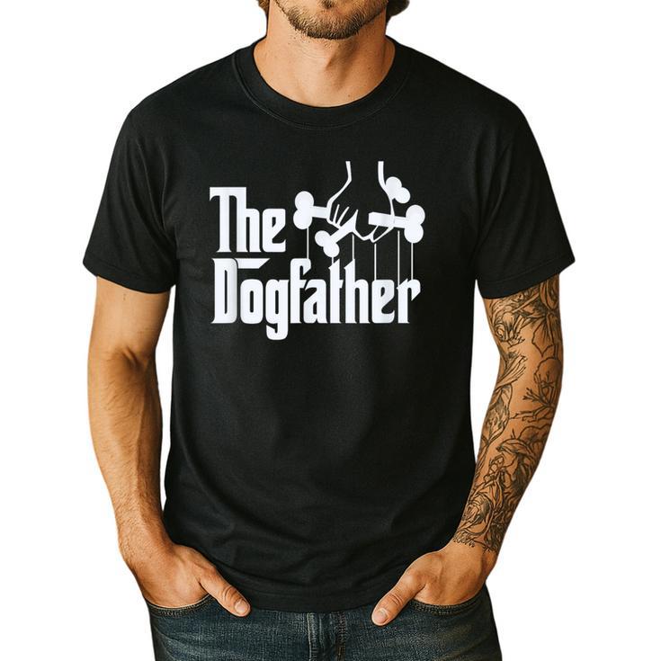 The Dogfather Dog Dad Dog Lover Men's Casual T-Shirt