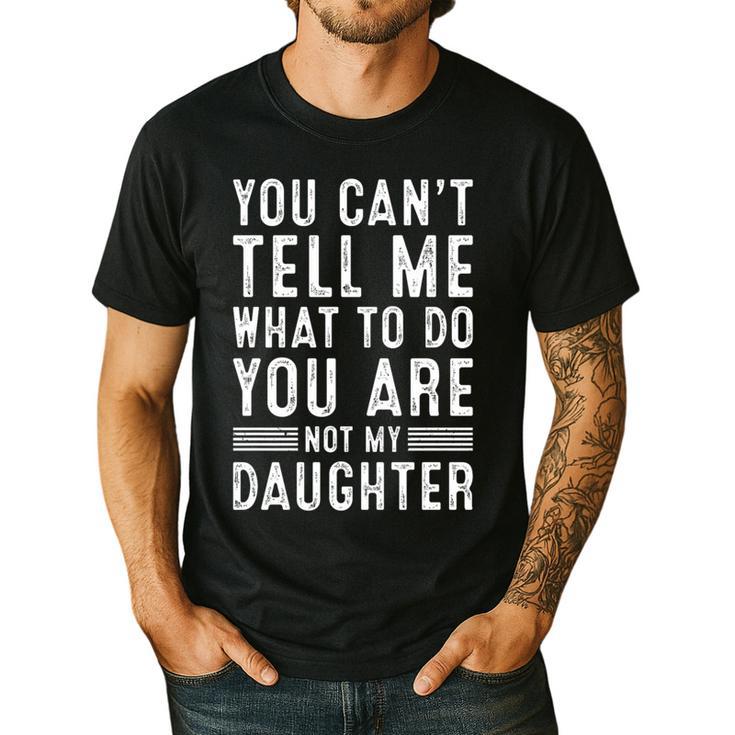 Father Daddy Men From Daughter Fathers Day Dad Premium Tri-Blend Men's Casual T-Shirt