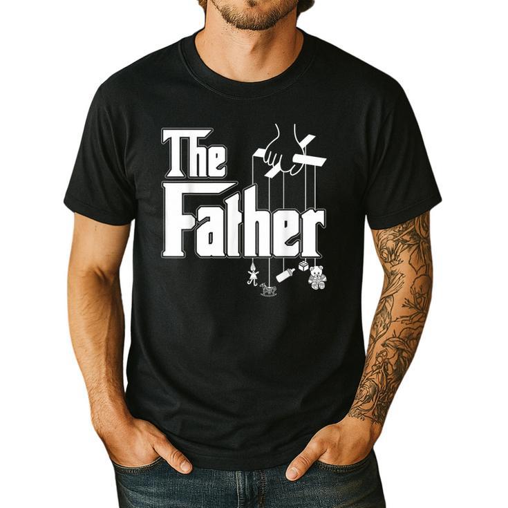 The Father New Daddy Expecting Baby  T-Shirt Men's Casual T-Shirt