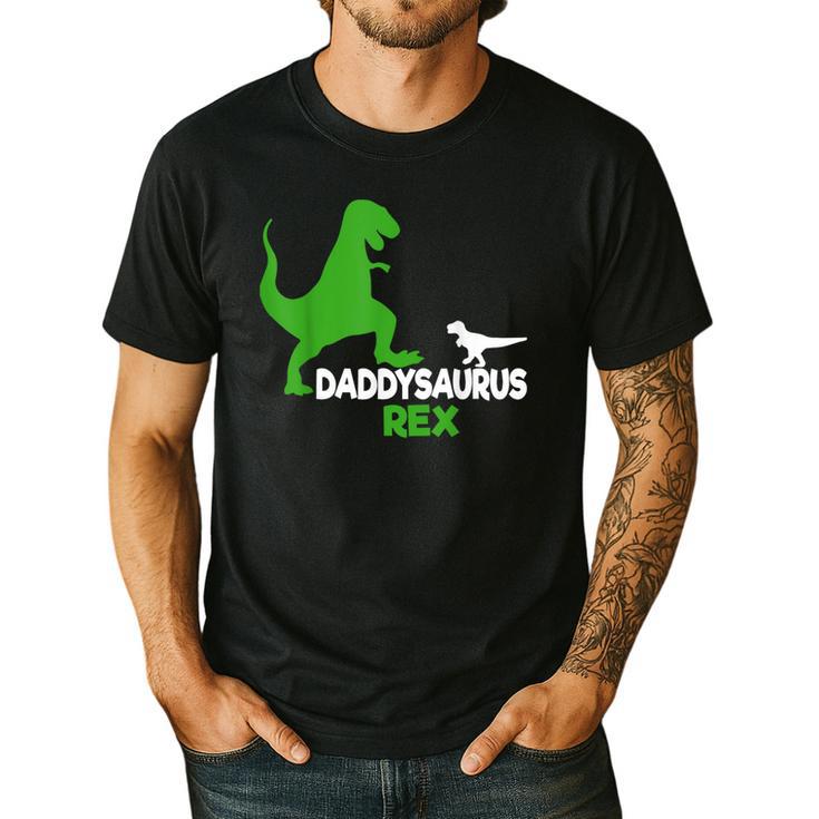 Father's Day Idea Daddysaurus Rex T-Shirt Men's Casual T-Shirt