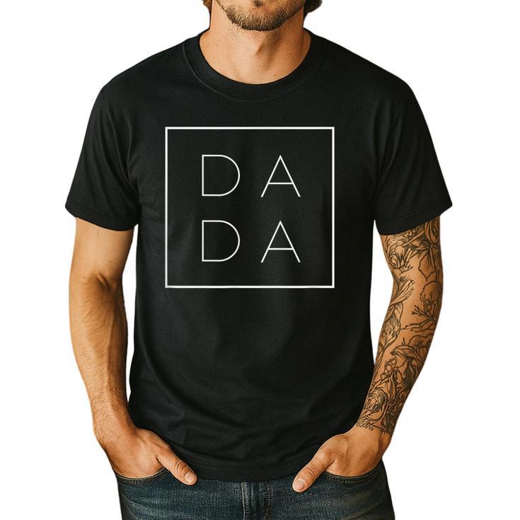 Father's Day For New Dad Him Papa Grandpa Dada Men's Casual T-Shirt