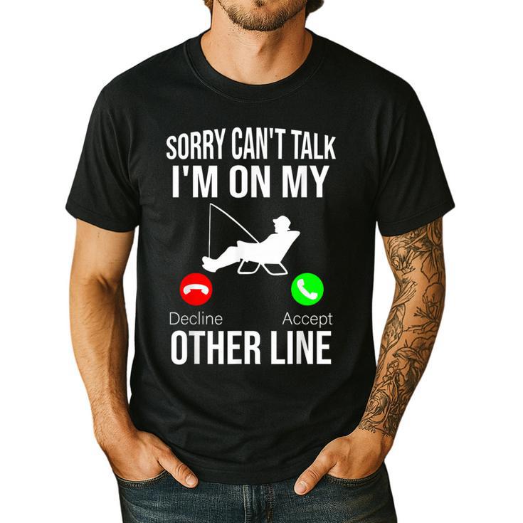 Fishing Dad Men Reel Cool Fish Bass Fishing Men's Casual T-Shirt