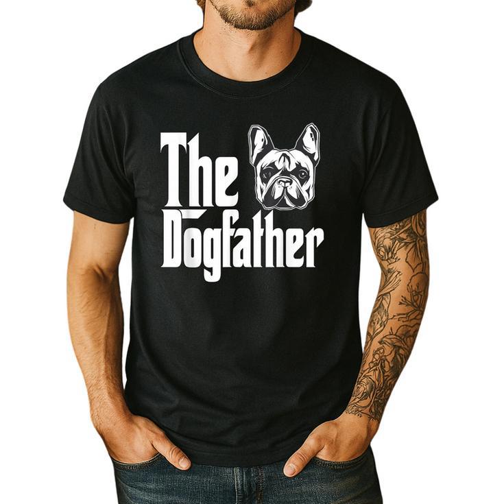 French Bulldog Dog Dad Dogfather Dogs Daddy Father Men's Casual T-Shirt