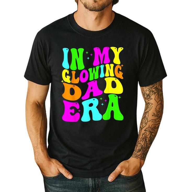 In My Glowing Dad Era Groovy Colorful Bright Men's Casual T-Shirt