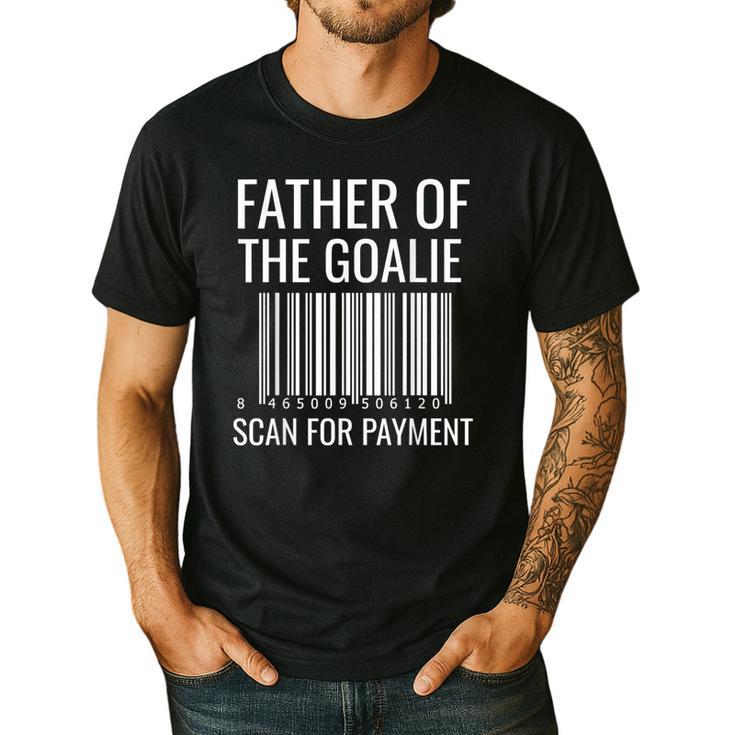 Goalie Dad Shirt Hockey Dad Shirt Hockey Goalie Men's Casual T-Shirt