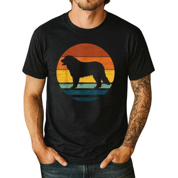 Golden Mountain Vintage Retro Mum Dad Dog Men Women Kids Men's Casual T-Shirt