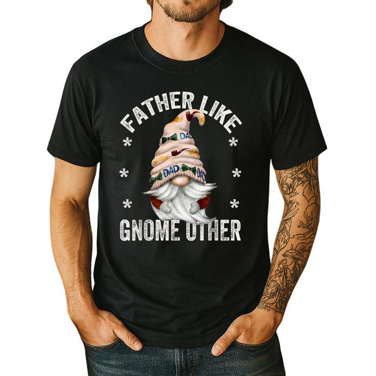 Grandpa Fathers Day Gnome For Men And Best Dad Pun Men's Casual T-Shirt
