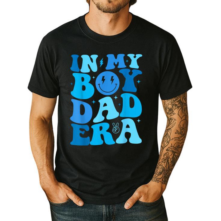 Groovy In My Boy Dad Era For Fathers Day Men's Casual T-Shirt
