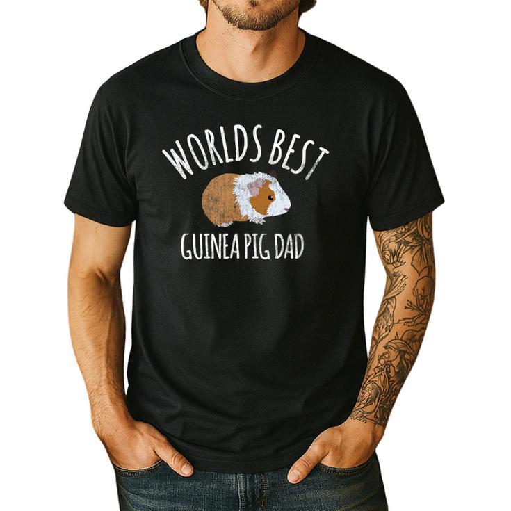 Guinea Pig Apparel Men Boys Worlds Best Guinea Pig Dad Gift Men's Casual T-Shirt