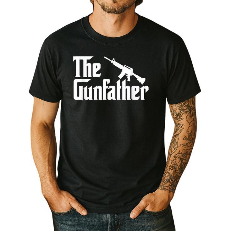 The Gun Father Gun Owner Shirts For Dad T-Shirt Men's Casual T-Shirt
