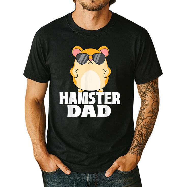 Hamster Dad Father's Day Animal Whisperer Rodent Lover Men's Casual T-Shirt