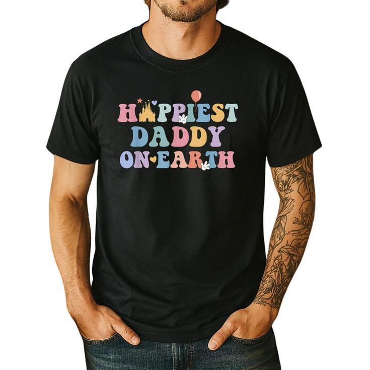 Happiest Daddy On Earth Father's Day Matching Family Trip Men's Casual T-Shirt